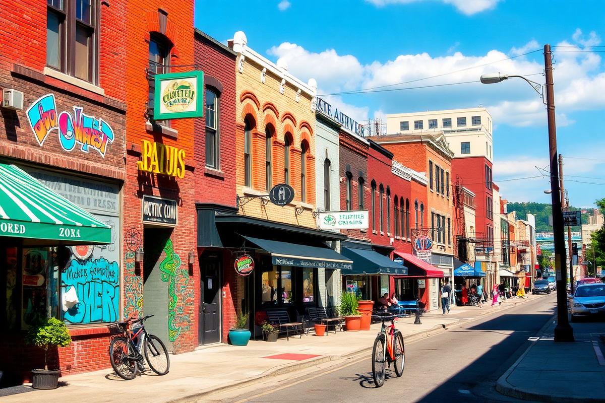 Northside street scene